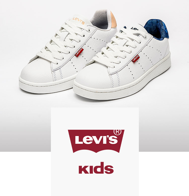 White Levis shoes for kids